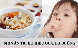 Món ăn trị ho