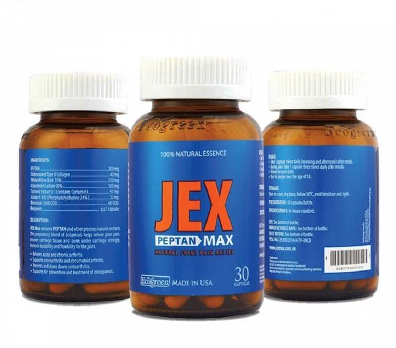 Một trong những thuốc đau xương khớp tốt nhất trên thị trường hiện nay là Jex Max