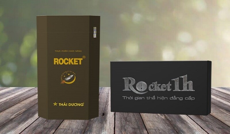 Bao bì sản phẩm Rocket một giờ đang được bán trên thị trường 