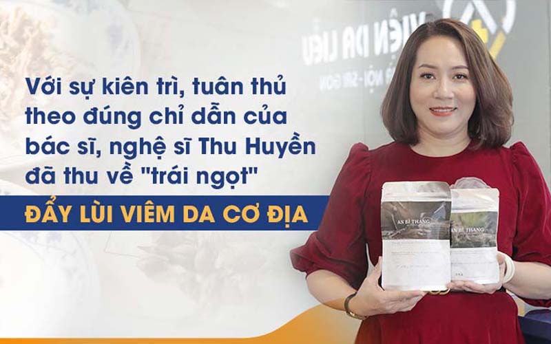 Diễn viên Thu Huyền khỏi viêm da sau sinh chỉ với 1 liệu trình