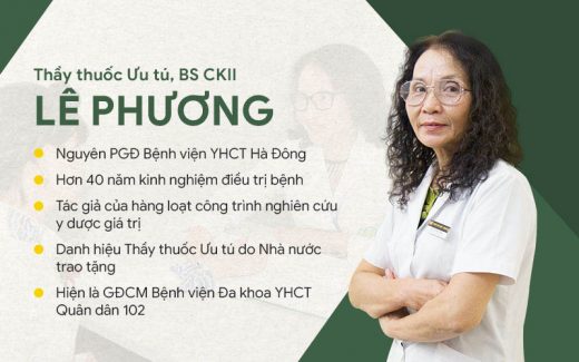 Thầy thuốc ưu tú, BSCKII Lê Phương là một trong những bác sĩ chữa viêm da cơ địa giỏi