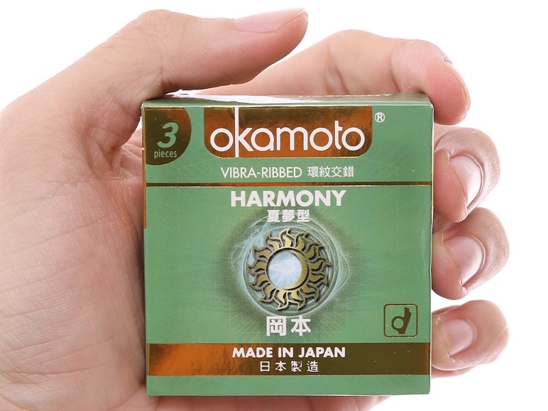 Bao cao su Okamoto Harmony Vibra Ribbed