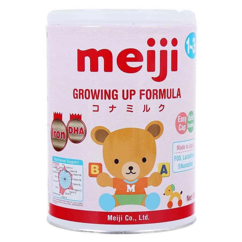 Sữa tăng chiều cao cho bé 1 tuổi Meiji Growing Up Formula