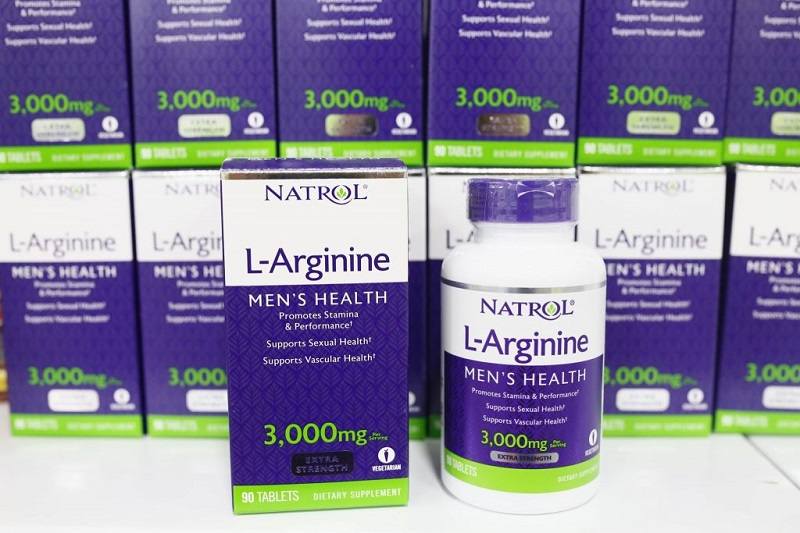 Natrol l-arginine 3000mg là sản phẩm làm tăng khoái cảm trong cuộc yêu dành cho nam giới