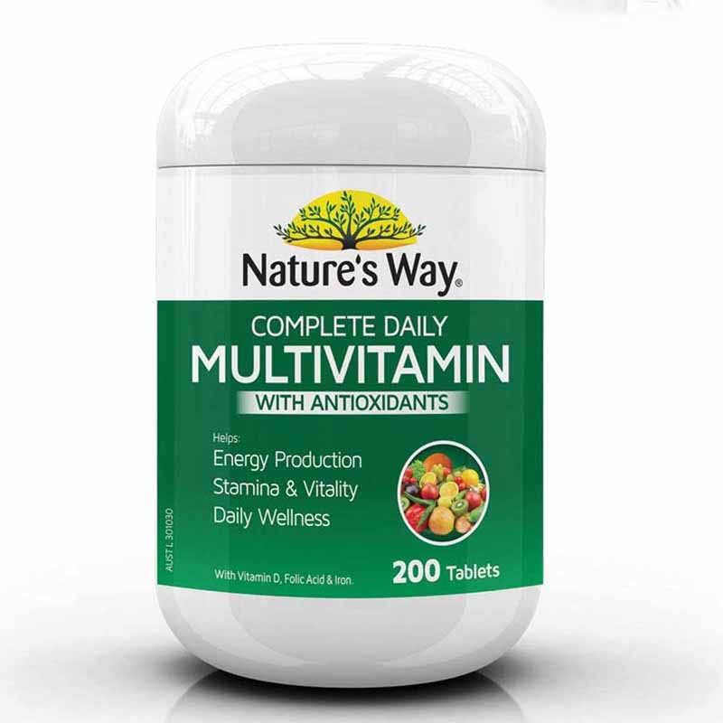 Viên uống Nature's way multivitamin cung cấp đầy đủ các loại vitamin và dưỡng chất thiết yếu cho cơ thể