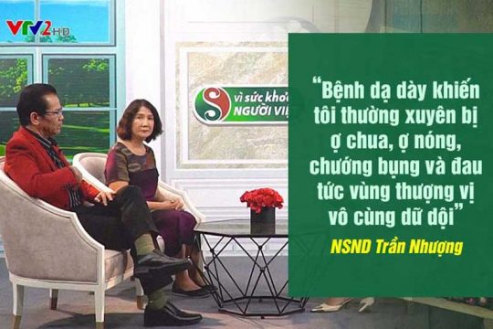 NS Trần Nhượng chia sẻ tại chương trình Vì sức khỏe người Việt của VTV2