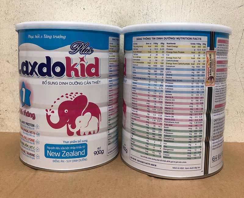 Sữa tăng câSữa tăng cân cho bé dưới 1 tuổi Laxdokid số 1 với công thức tối ưun cho bé dưới 1 tuổi Laxdokid số 1 với công thức tối ưu