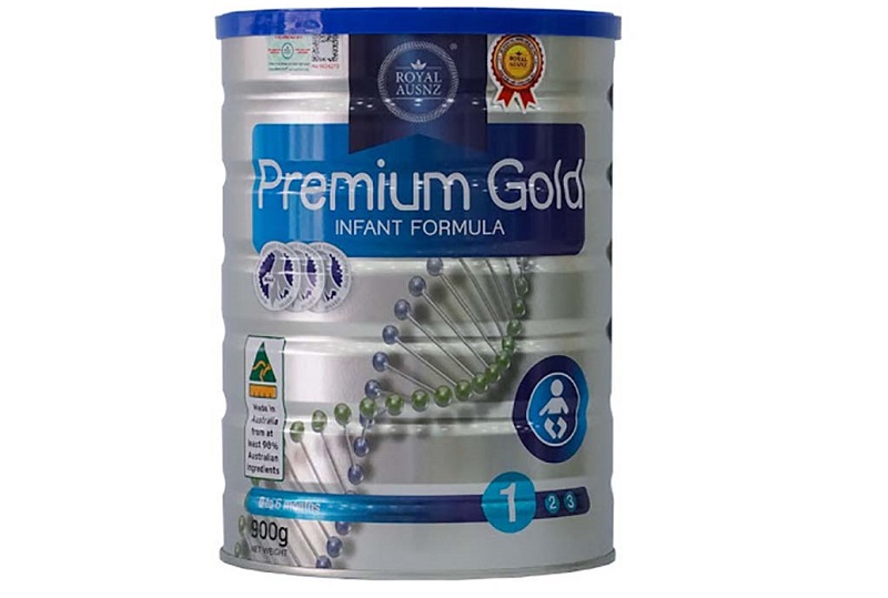 Sữa tăng cân cho bé dưới 1 tuổi Royal Ausnz Premium Gold 1 được làm từ sữa tươi tinh khiết tại Úc