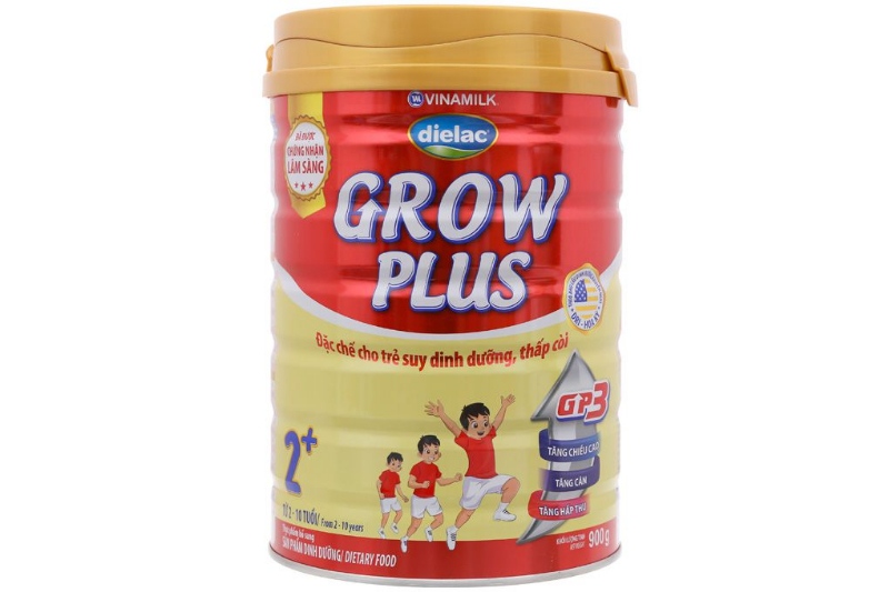 Cải thiện chiều cao cho bé với Dielac Grow Plus 2+