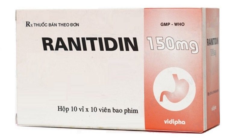 Thuốc Ranitidine là một trong bốn loại thuốc kháng thụ thể histamin H2 ở tế bào vách.