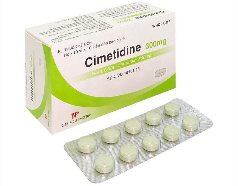 Không dùng Cimetidine trong trường hợp bệnh nhân mẫn cảm với thành phần trong thuốc