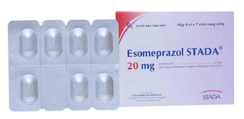Thuốc chữa viêm hang vị dạ dày Thuốc Esomeprazole có giá khoảng 80.000đ/vỉ 10 viên 