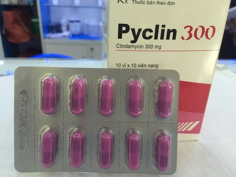 Thuốc Clinecid 300/ Pyclin 300 đặc trị mụn bọc