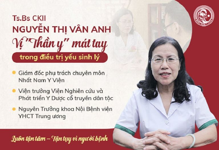 TS.BS Nguyễn Thị Vân Anh có hơn 30 năm kinh nghiệm trong YHCT