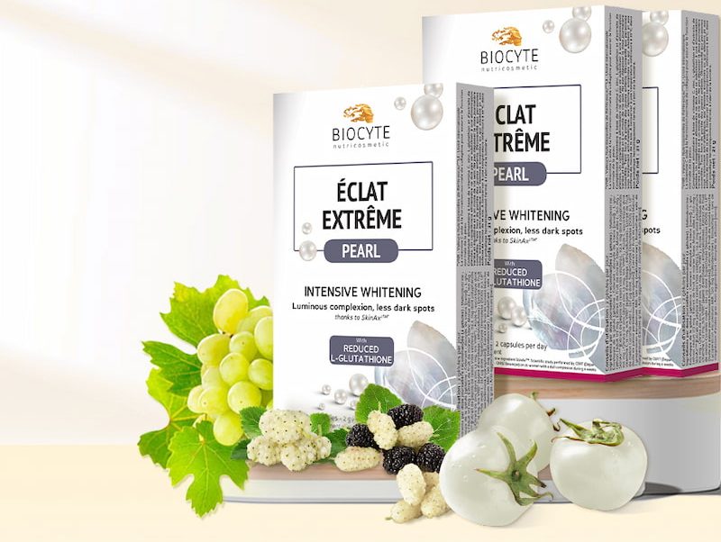 Biocyte Éclat Extrême Pearl thực phẩm bảo vệ sức khỏe, giảm nám trắng da