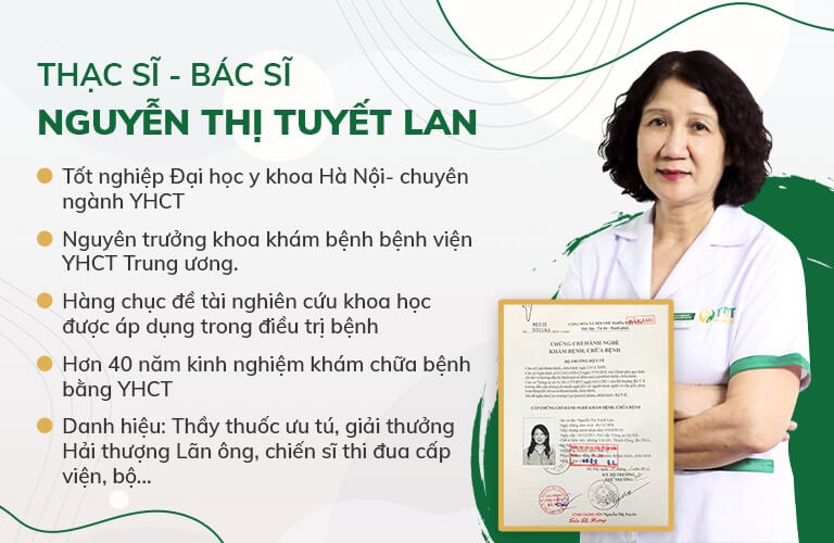 ThS.BS Nguyễn Thị Tuyết Lan - Giám đốc chuyên môn Trung tâm Thuốc dân tộc