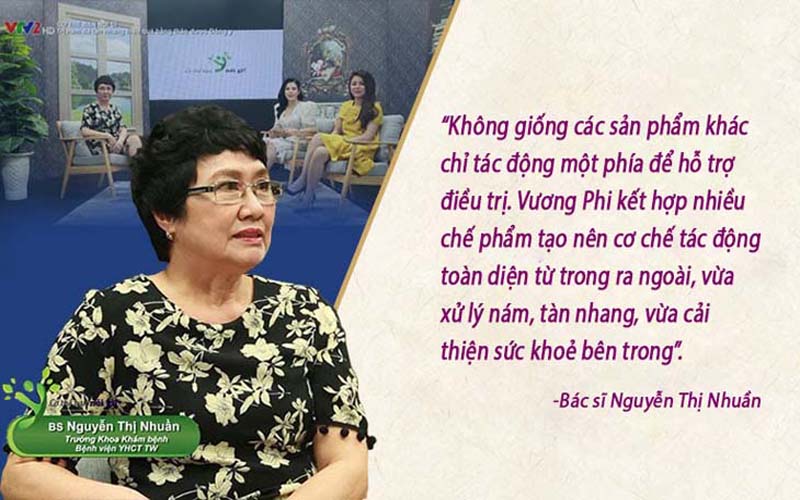 Bác sĩ Nguyễn Thị Nhuần đánh giá về liệu trình Vương Phi